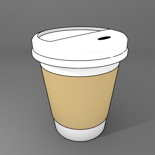 Simple Coffee Cup w/ Freestyle preview image 1